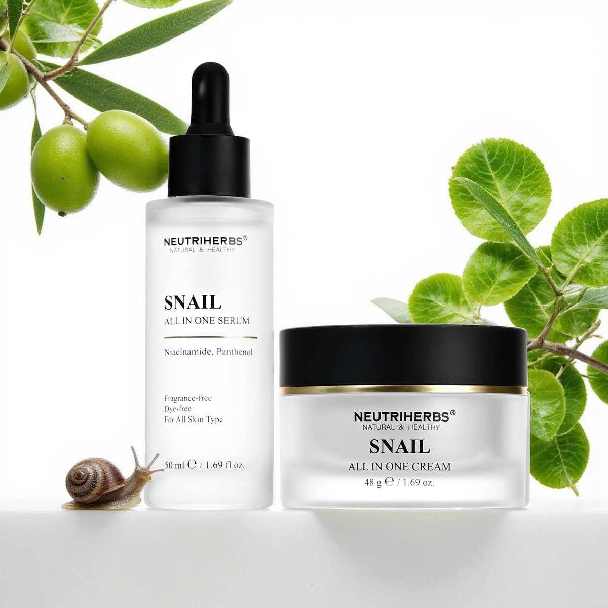 NeutriHerbs Pro 10% Snail Mucin Serum – 20X Concentrated Anti-Aging, Ultra-Hydrating & Non-Sticky Formula for Sensitive Skin, USA-Sourced Snail Secretion Filtrate, 1.69 fl oz - görsel 17