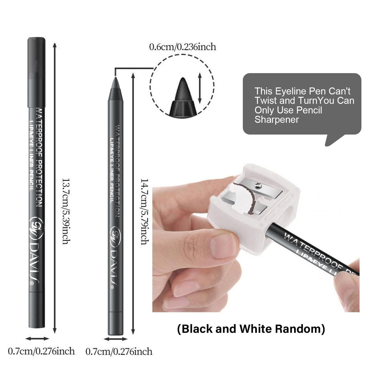 MooGlamor 12 Color Eyeliner Pencil Set – Waterproof & Long-Lasting Gel Eyeliners with Sharpener - görsel 13