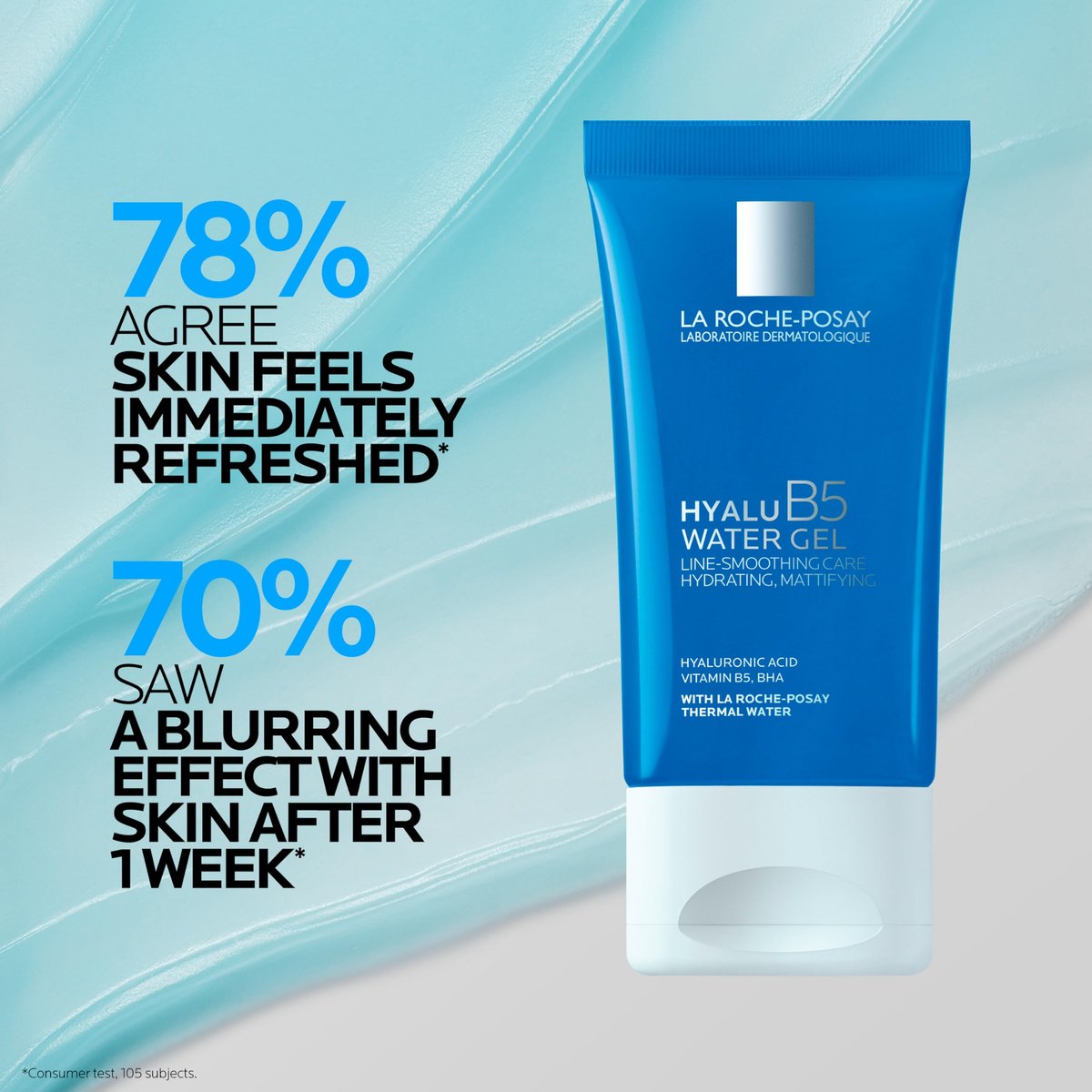 La Roche-Posay Hyalu B5 Water Gel Face Moisturizer - Hydrating Hyaluronic Acid Face Cream, Lightweight & Non-Comedogenic, Minimizes Pores, All Skin Types & Sensitive Skin, 1.35 fl oz Avelisse