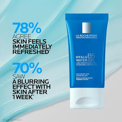 La Roche-Posay Hyalu B5 Water Gel Face Moisturizer - Hydrating Hyaluronic Acid Face Cream, Lightweight & Non-Comedogenic, Minimizes Pores, All Skin Types & Sensitive Skin, 1.35 fl oz Avelisse