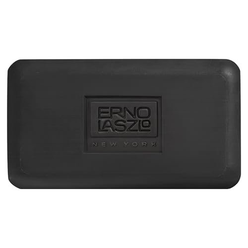 Erno Laszlo Sea Mud Deep Cleansing Face Wash Bar - Detox Charcoal Soap with Dead Sea Mud for Oily, Blemish-Prone Skin, 3.4 oz Avelisse