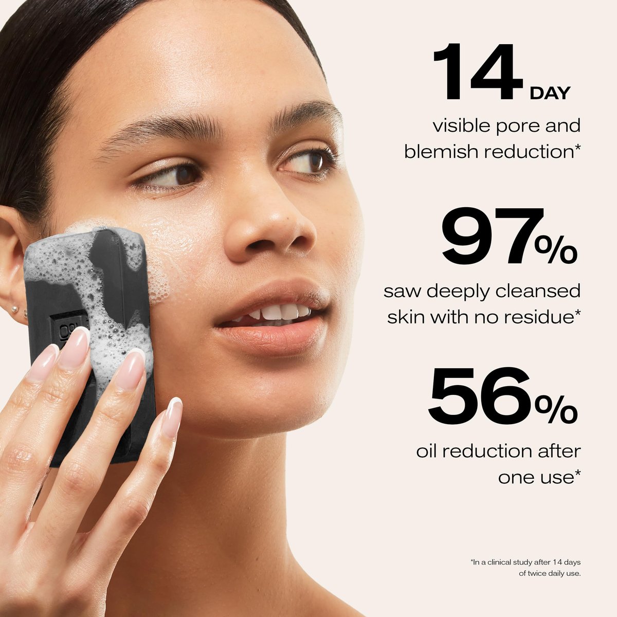 Erno Laszlo Sea Mud Deep Cleansing Face Wash Bar - Detox Charcoal Soap with Dead Sea Mud for Oily, Blemish-Prone Skin, 3.4 oz Avelisse