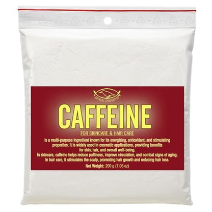 Caffeine Powder for DIY Cosmetics & Homemade Formulations – 200 g (7.06 oz) – Artekas Innovation Avelisse