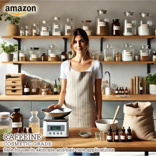 Caffeine Powder for DIY Cosmetics & Homemade Formulations – 200 g (7.06 oz) – Artekas Innovation Avelisse