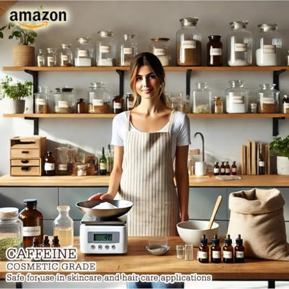 Caffeine Powder for DIY Cosmetics & Homemade Formulations – 200 g (7.06 oz) – Artekas Innovation Avelisse