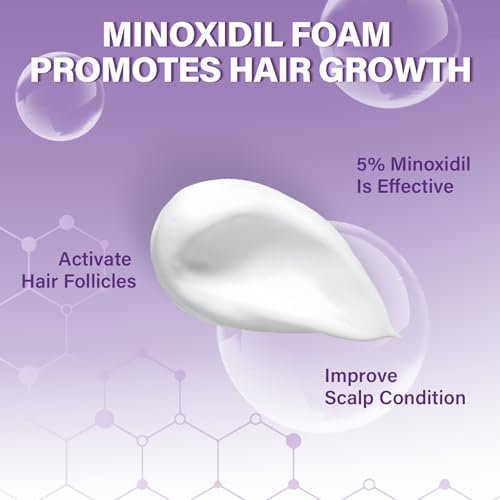 Greoay 5% Minoxidil Foam for Women - Hair Regrowth Treatment, 6.35 oz Avelisse