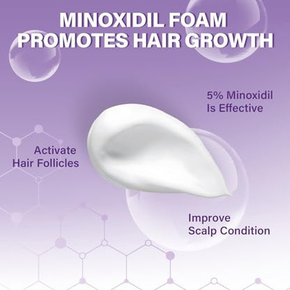 Greoay 5% Minoxidil Foam for Women - Hair Regrowth Treatment, 6.35 oz Avelisse