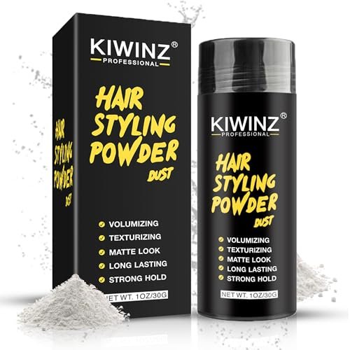 Kiwinz Professional Hair Styling Powder for Men – Natural Look Texture Powder, Matte Finish, Long-Lasting Volume & Hold – Non-Sticky, Great Smell – 30g - görsel 2