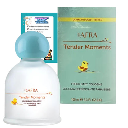 Ioly's Jjafra Tender Moments Baby Cologne - Alcohol-Free, Paraben-Free Perfume for Newborns, Boys, Girls & Toddlers (3.4 Fl Oz)