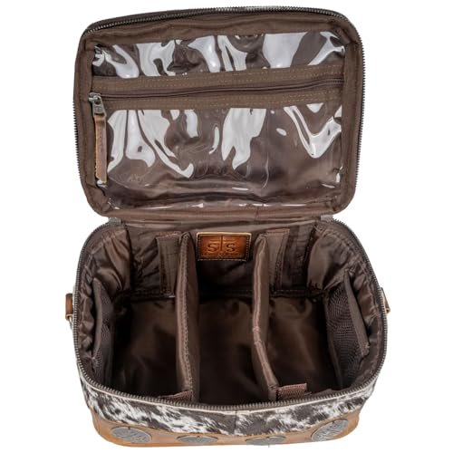 STS Ranchwear Vaquero Glamour Full Grain Leather Cosmetic Organizer - Multi - görsel 8