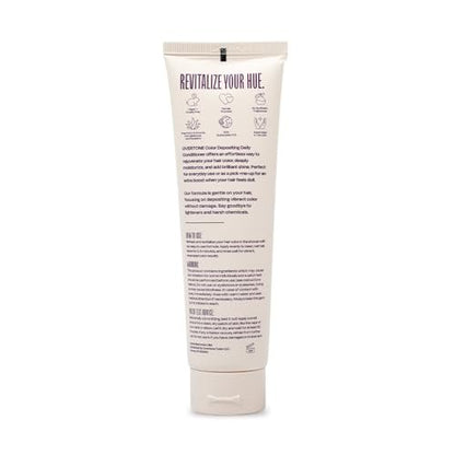 oVertone Daily Color Depositing Conditioner - Royal Plum for Brown Hair - 4.5 oz - Vegan & Cruelty-Free Temporary Coloring Conditioner with Shea Butter & Coconut Oil Avelisse