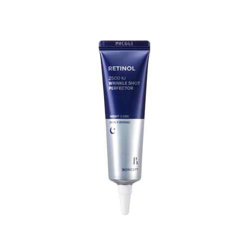 BONCEPT Retinol 2500 IU Wrinkle-Shot Perfector – Korean Anti-Aging Face Cream with Bakuchiol for Beginners, Pore Care & Firming, 0.5 fl oz - görsel 2