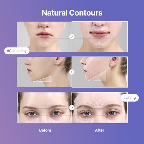 MEDITHERAPY Tension Up Mask 5EA - Korean Collagen Face V Line Lifting Mask - Hydrating Firming & Skin Tightening for Sharp & Sculpted Contour, Double Chin Reducer - Matrixyl & Peptide Gel Facial Mask Avelisse