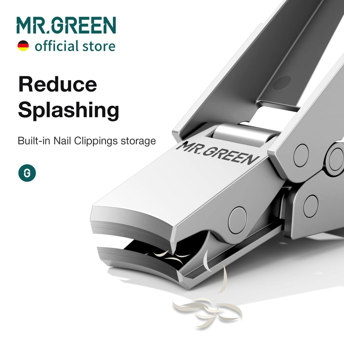 MR.GREEN Innovative Folding Nail Clippers – Collapsible Stainless Steel Nail Cutters for Travel & Home Avelisse