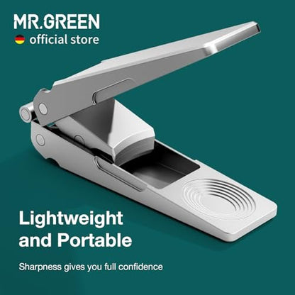 MR.GREEN Innovative Folding Nail Clippers – Collapsible Stainless Steel Nail Cutters for Travel & Home Avelisse