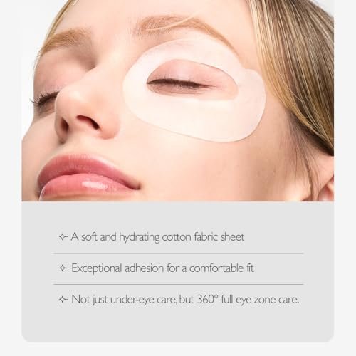 Genabelle PDRN 360° Rejuvenating Eye Mask – Full Eye Area Eye Patches with PDRN & Peptides for Hydration, Firming & Elasticity – Targets Dark Circles, Puffiness & Fine Lines – 70 Count Avelisse