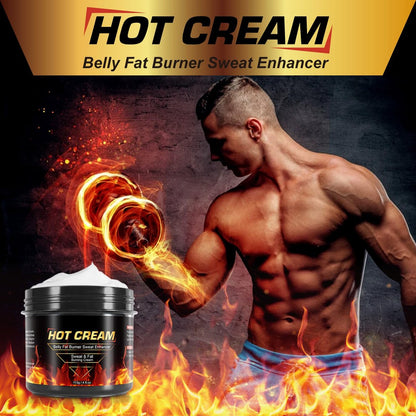 KITNOBLIS Hot Sweat Cream for Belly Fat Burner - Natural Fat Burning Cream for Women, Workout Enhancer for Thighs, Legs, Arms & Buttocks (4 Fl Oz)