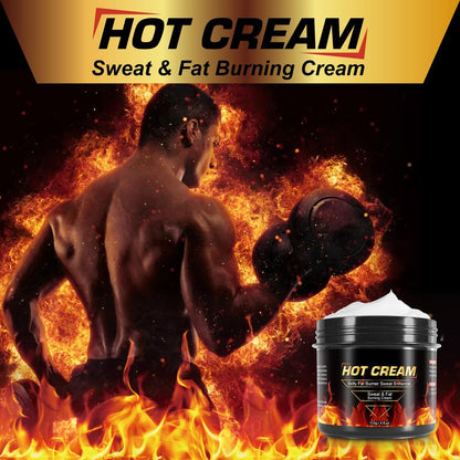 KITNOBLIS Hot Sweat Cream for Belly Fat Burner - Natural Fat Burning Cream for Women, Workout Enhancer for Thighs, Legs, Arms & Buttocks (4 Fl Oz)