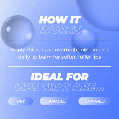 Vitamasques Overnight Lip Mask - Hydrating Coconut Flavor Lip Balm Moisturizer with Vitamins & Natural Oil - Nourishes, Plumps & Softens Lips - Korean Skin Care Lip Care Products (Pack of 3) Avelisse