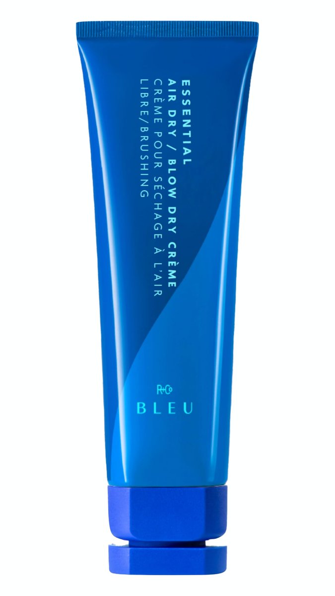 R+Co BLEU Essential Air Dry Blow Dry Crème – Lightweight Heat Protectant Styling Cream for Frizz Control, Hydration & Shine – Smooths & Detangles for All Hair Types – Paraben-Free – 4.2 oz Avelisse