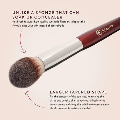 BK BEAUTY 110 Large Concealer Brush – Dense Tapered Under-Eye Concealer Brush for Quick Blending, Full Coverage Finish Avelisse