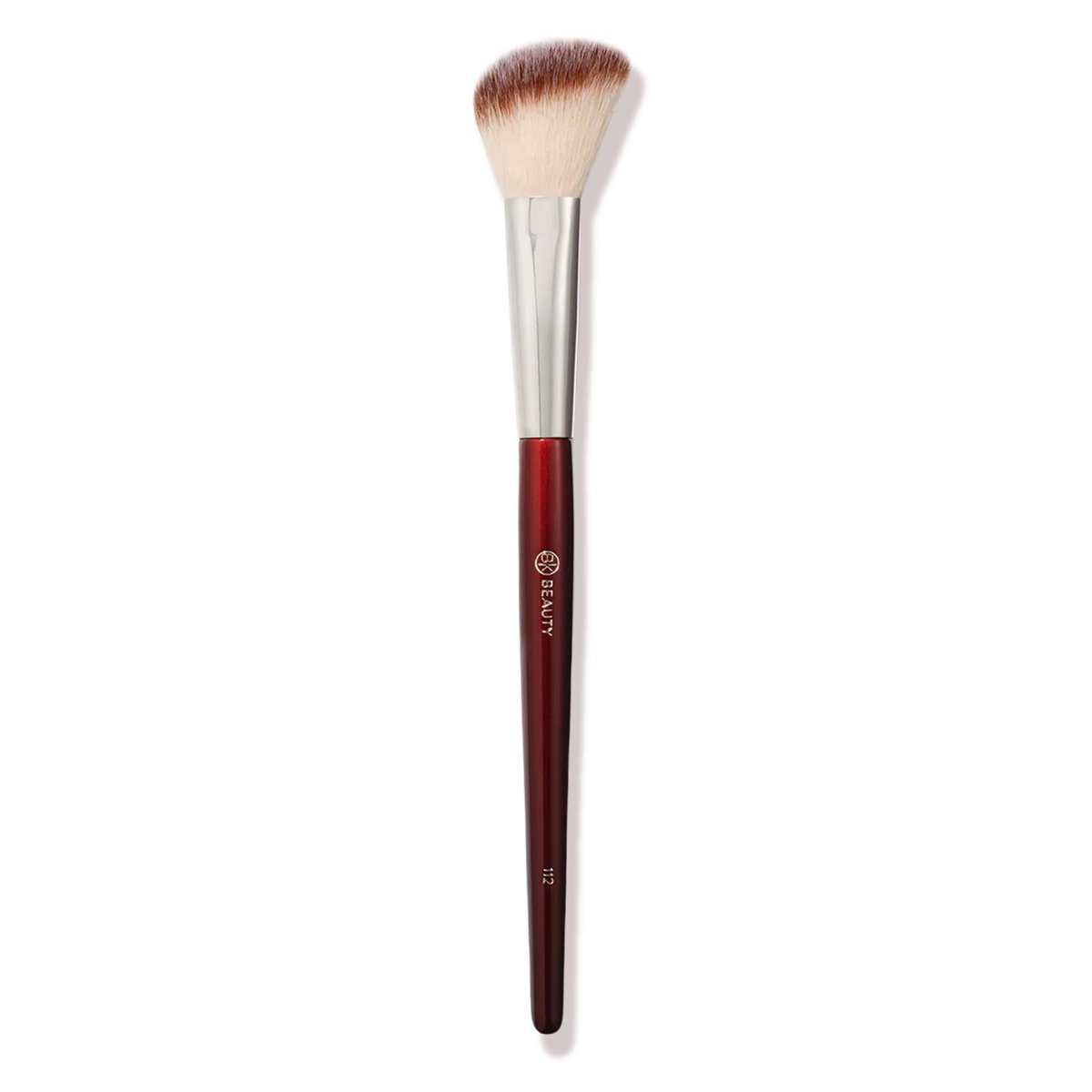 BK BEAUTY 112 Small Angled Face Brush – Precise Blush Brush for Soft, Natural Blend on Smaller Faces & Highlighting Avelisse