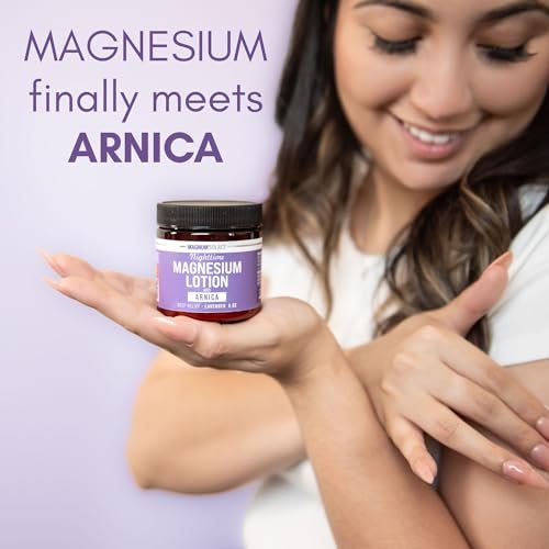 Magnum Solace Nighttime Magnesium Lotion with Arnica – Highly Concentrated Magnesium for Muscles & Joints – Apply to Legs or Feet Before Bed – Skin-Friendly, 5 Fl Oz - görsel 8