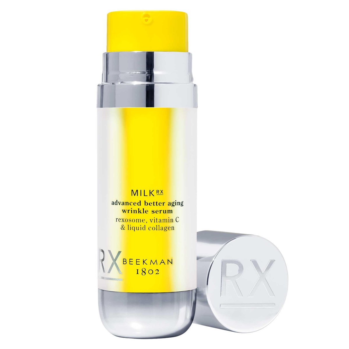 Beekman 1802 Milk RX Advanced Better Aging Wrinkle Serum – Collagen & Vitamin C Face Serum with Peptides & Goat Milk Exosomes, Retinol Alternative Avelisse