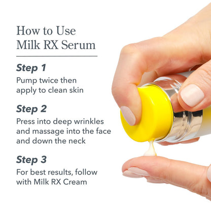 Beekman 1802 Milk RX Advanced Better Aging Wrinkle Serum – Collagen & Vitamin C Face Serum with Peptides & Goat Milk Exosomes, Retinol Alternative Avelisse