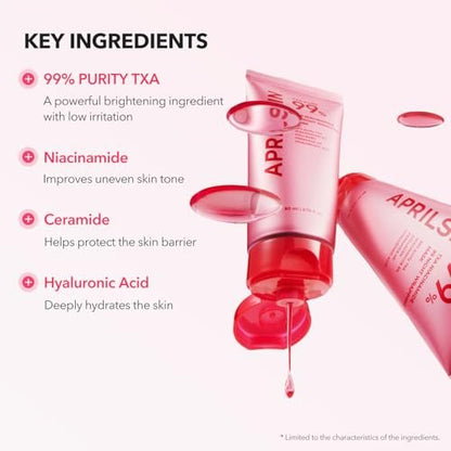 APRILSKIN TXA Niacinamide 99 Overnight Wrapping Mask – 99% High-Purity TXA + Niacinamide for Uneven Skin Tone, Firming & Pore Care (80ml / 2.70 fl.oz.)