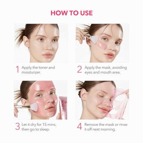 APRILSKIN TXA Niacinamide 99 Overnight Wrapping Mask – 99% High-Purity TXA + Niacinamide for Uneven Skin Tone, Firming & Pore Care (80ml / 2.70 fl.oz.) - görsel 12
