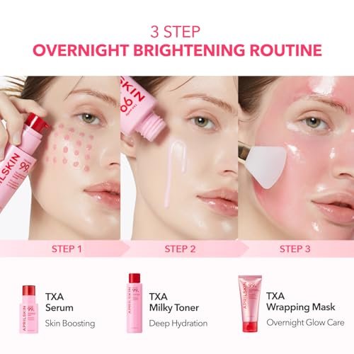 APRILSKIN TXA Niacinamide 99 Overnight Wrapping Mask – 99% High-Purity TXA + Niacinamide for Uneven Skin Tone, Firming & Pore Care (80ml / 2.70 fl.oz.) - görsel 14