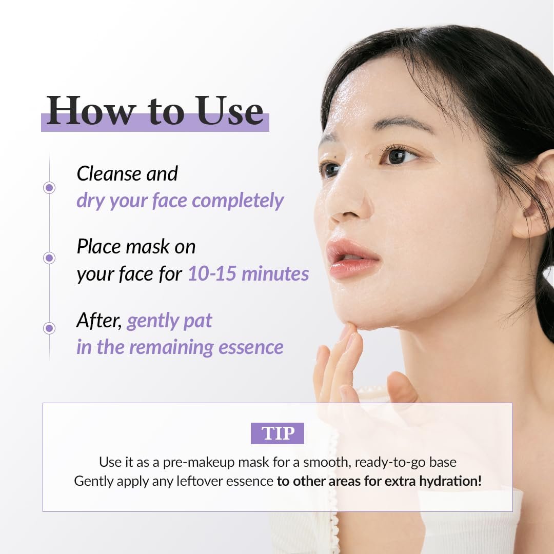 Dr.Althea Jelly Seal Dewy Mask | Hydrate & Restore Balance | Vegan Korean Skincare with PhytoPDRN Lotus (Pack of 4) Avelisse