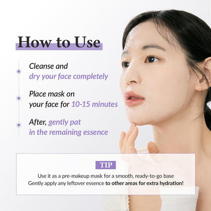 Dr.Althea Jelly Seal Dewy Mask | Hydrate & Restore Balance | Vegan Korean Skincare with PhytoPDRN Lotus (Pack of 4) Avelisse