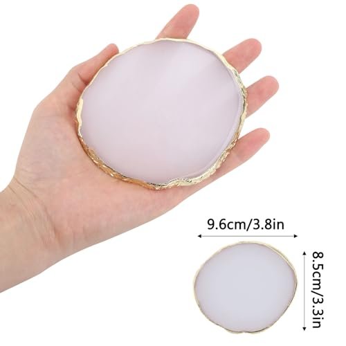 4 Pack Nail Art Palette - Resin Polish Color Design Mixing Plate for Nails | Mini Paint Palette Set - görsel 3