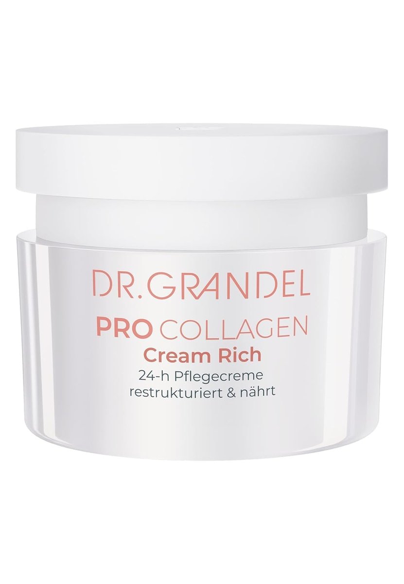 Dr. Grandel PRO COLLAGEN Cream Rich – Rich Face, Neck, and Décolleté Moisturizer for Dry Skin, Smoothes and Improves Elasticity - görsel 1