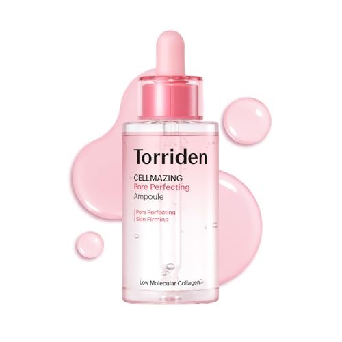Torriden CELLMAZING Pore Perfecting Ampoule 30ml - 5D Collagen & Peptide Serum for Skin Elasticity | Korean Facial Serum Avelisse