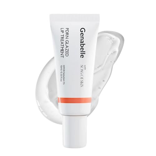 Genabelle PDRN Glazed Lip Treatment – Hydrating & Plumping Lip Balm with PDRN & Peptides for Soft, Glossy Lips – Intensive Lip Repair & Moisture Lock, Glass Skin, Korean Skincare - 0.33 fl oz Avelisse