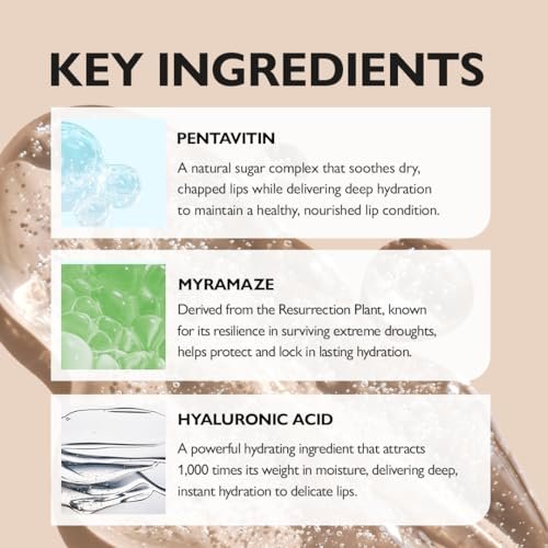 Genabelle PDRN Glazed Lip Treatment – Hydrating & Plumping Lip Balm with PDRN & Peptides for Soft, Glossy Lips – Intensive Lip Repair & Moisture Lock, Glass Skin, Korean Skincare - 0.33 fl oz Avelisse