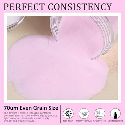 Acrylic Nail Kit with Everything: Beginners Set with Drill - Professional Acrylic Powder, Glitter, Monomer, False Tips, Top & Base Coat Starter Kit - Full Decorations Nail Supplies for Nail Extensions Gift Avelisse