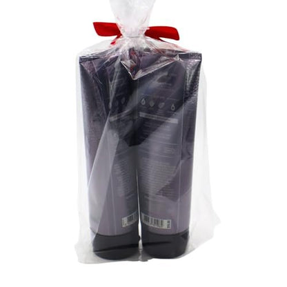 Bath & Body Works Countdown to Midnight Men's Collection Ultimate Hydration Body Cream Gift Set with Red Bow - Pack of 2