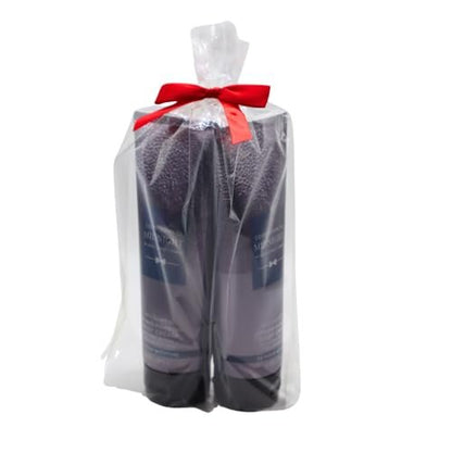 Bath & Body Works Countdown to Midnight Men's Collection Ultimate Hydration Body Cream Gift Set with Red Bow - Pack of 2