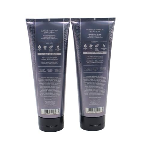 Bath & Body Works Countdown to Midnight Men's Collection Ultimate Hydration Body Cream Gift Set with Red Bow - Pack of 2 - görsel 8