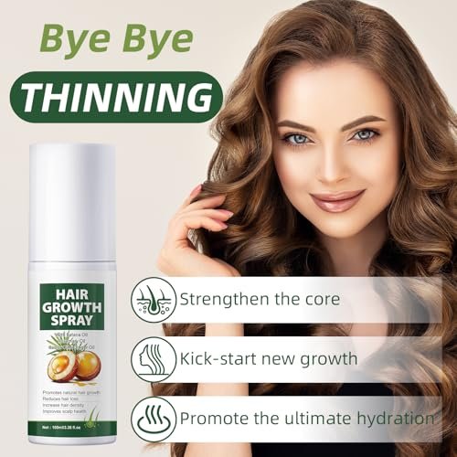 YAFUSIPE Hair Growth Oil Spray - Batana Oil with Rosemary, Castor & Ginger - Natural Hair Loss Treatment for Women & Men - Promotes Regrowth, Reduces Thinning, Strengthens Scalp - 3.38 oz - görsel 12