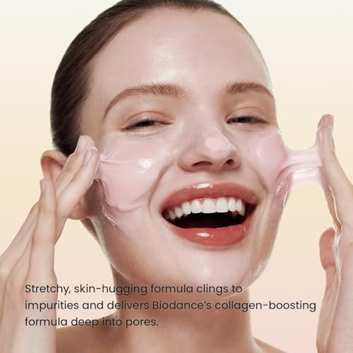 BIODANCE Collagen Mask To Foam Cleanser – 2-in-1 Pore Care & Hydrating Foaming Facial Cleanser for Sensitive Skin, Korean Skin Care, 5.07 fl. oz. (150 ml) - görsel 14