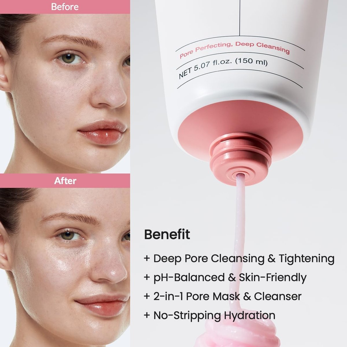 BIODANCE Collagen Mask To Foam Cleanser – 2-in-1 Pore Care & Hydrating Foaming Facial Cleanser for Sensitive Skin, Korean Skin Care, 5.07 fl. oz. (150 ml) - görsel 9