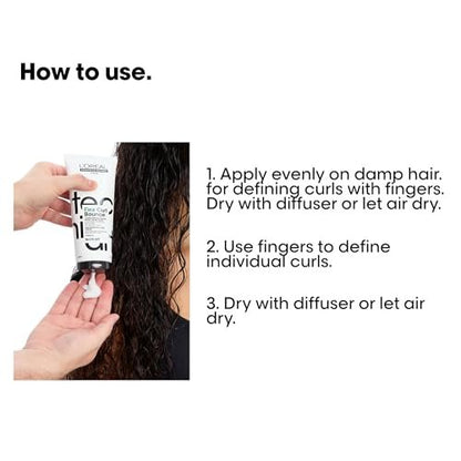 L'Oréal Professionnel Paris Flex Curl Bounce – Professional Styling Cream for Defined, Flexible Curls with Anti-Humidity & Anti-Frizz Protection, 6.8 Fl Oz