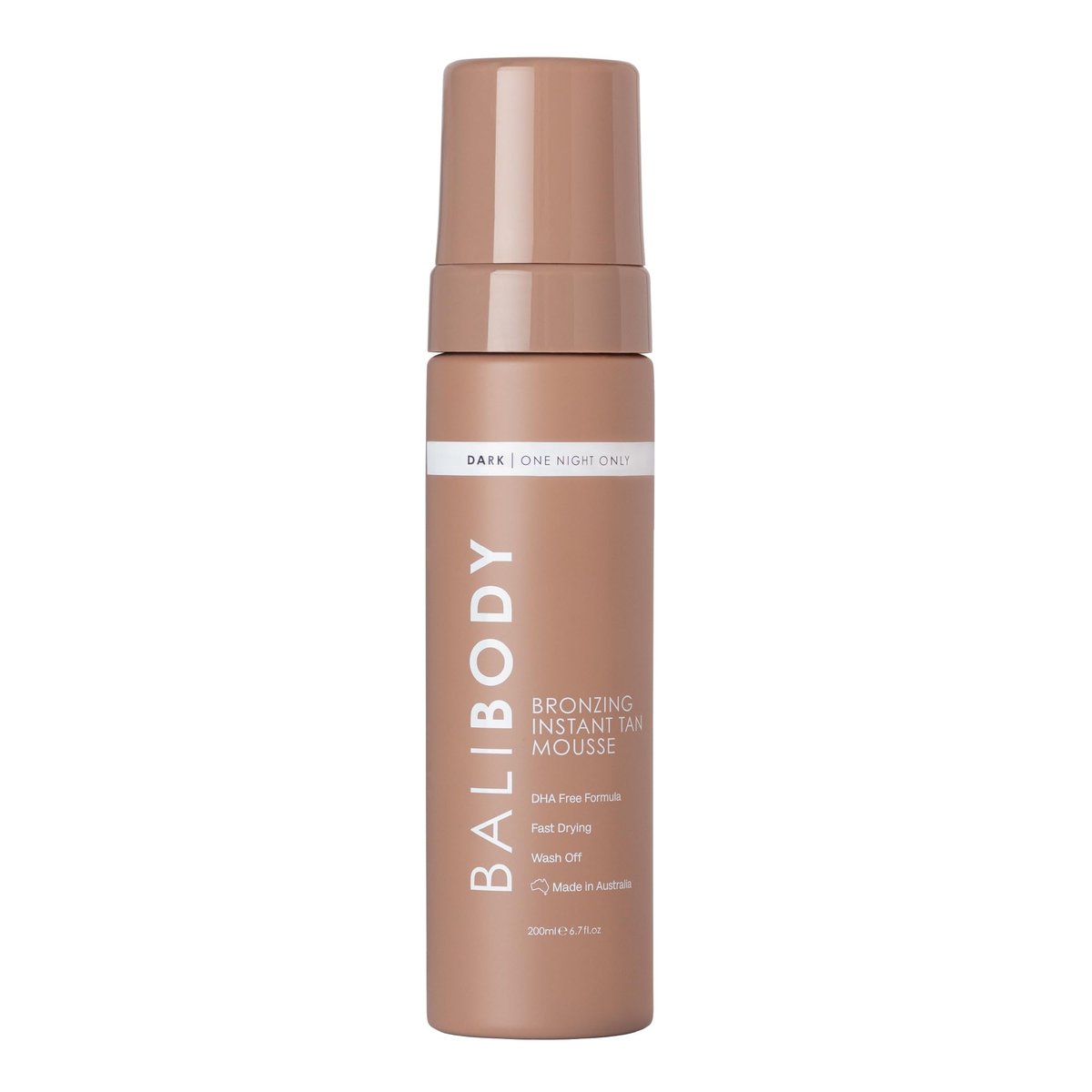 Bali Body Instant Tan Mousse - Wash-Off Bronzing Mousse for Natural Glow, Quick-Dry Finish, 200ml - görsel 1