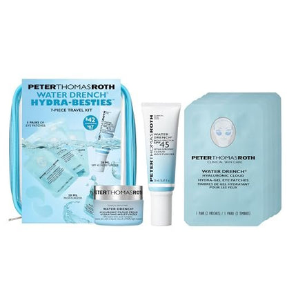 Peter Thomas Roth Water Drench® Hydra-Besties 7-Piece Travel Kit – Hydrating Skincare Set Avelisse
