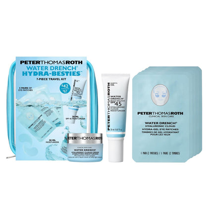 Peter Thomas Roth Water Drench® Hydra-Besties 7-Piece Travel Kit – Hydrating Skincare Set Avelisse